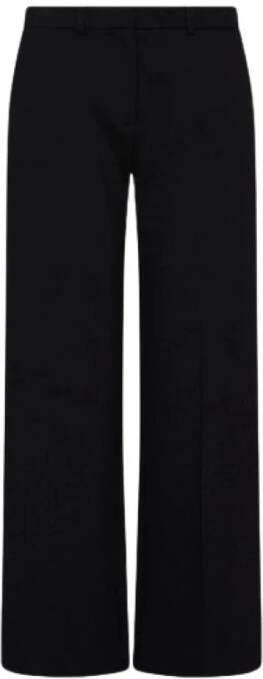 Marella Zwarte broek met rechte pijpen Black Dames