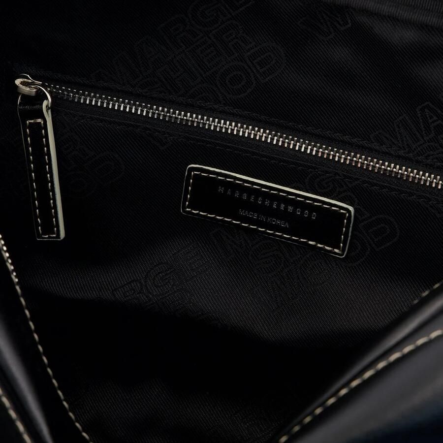 MARGE SHERWOOD Hobo bags Soft Boston Shoulder Bag Leather Black in zwart - Foto 2