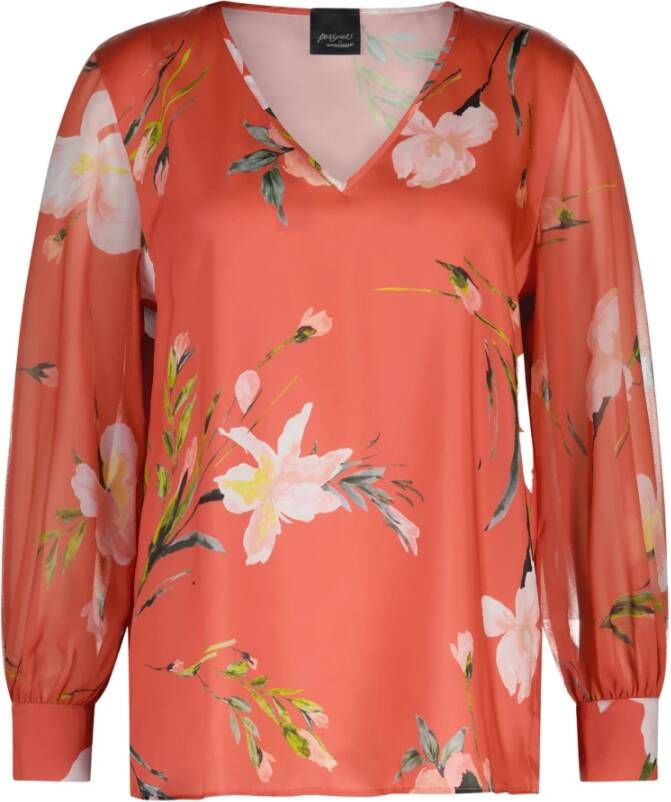 Marina Rinaldi Blouses Oranje Dames