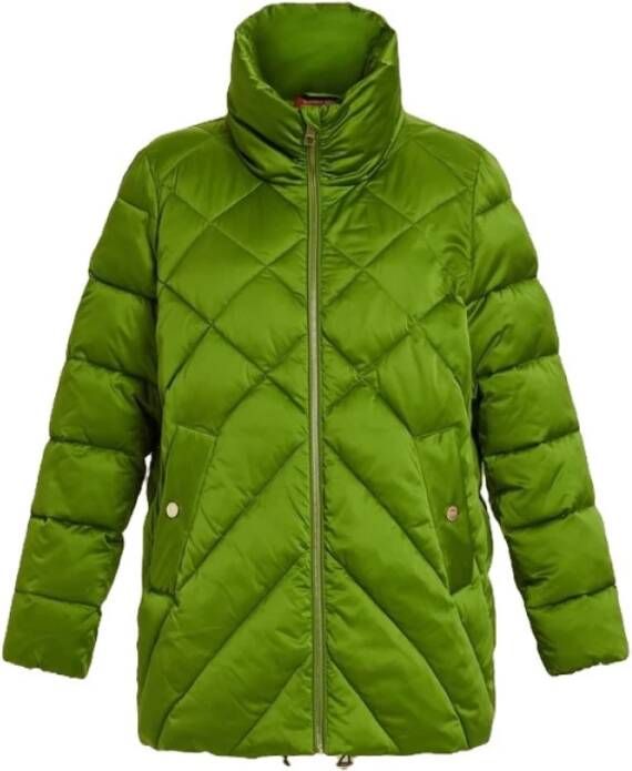 Marina Rinaldi Down Jackets Groen Dames