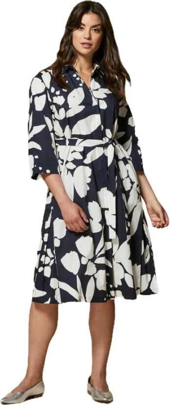 Marina Rinaldi Jurk Blauw Dames