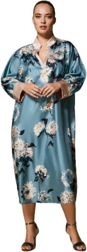 Marina Rinaldi Midi Dresses Blauw Dames