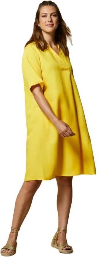Marina Rinaldi Midi Dresses Yellow Dames