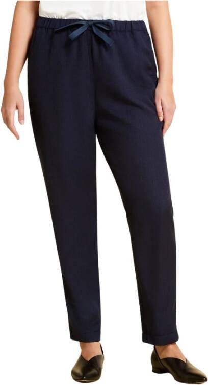 Marina Rinaldi Rechte broek Blauw Dames