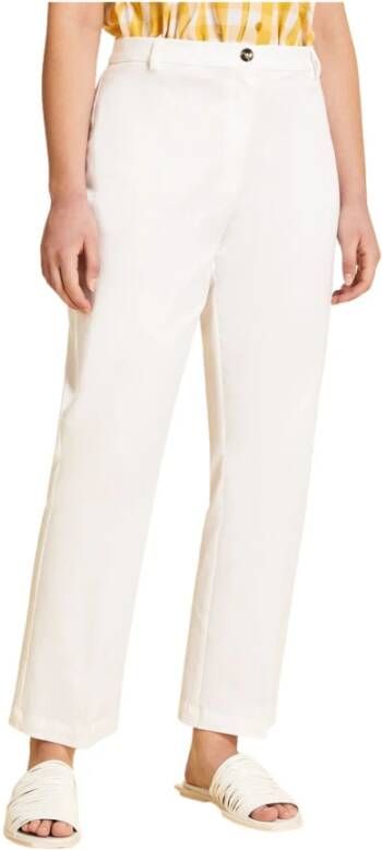 Marina Rinaldi Rechte broek Wit Dames