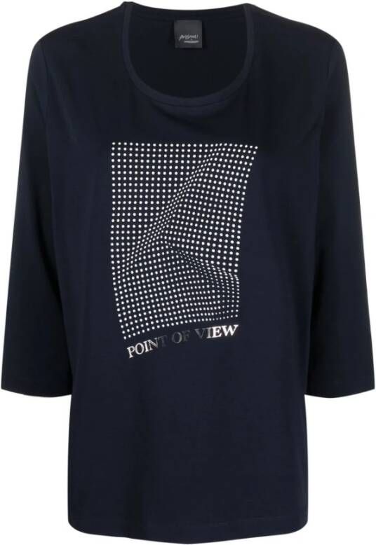 Marina Rinaldi T-Shirts Blauw Dames