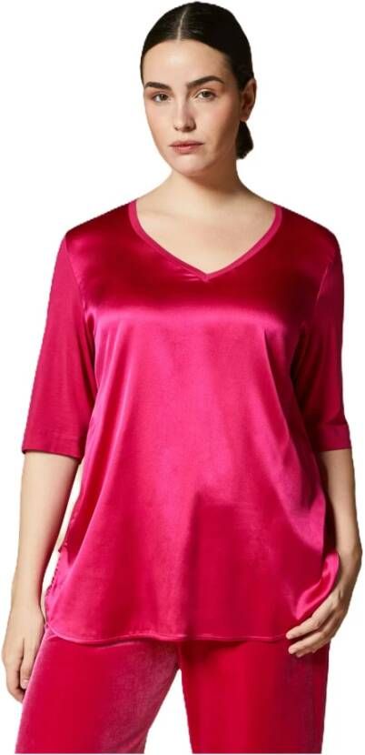Marina Rinaldi T-shirts Roze Dames