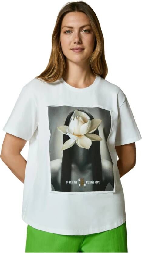 Marina Rinaldi T-shirts Wit Dames