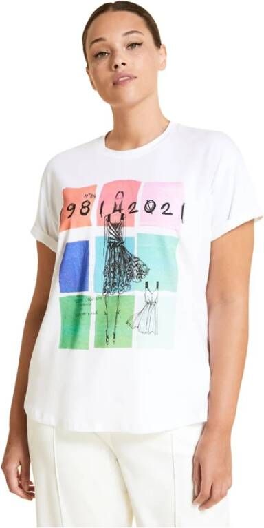 Marina Rinaldi T-shirts Wit Dames