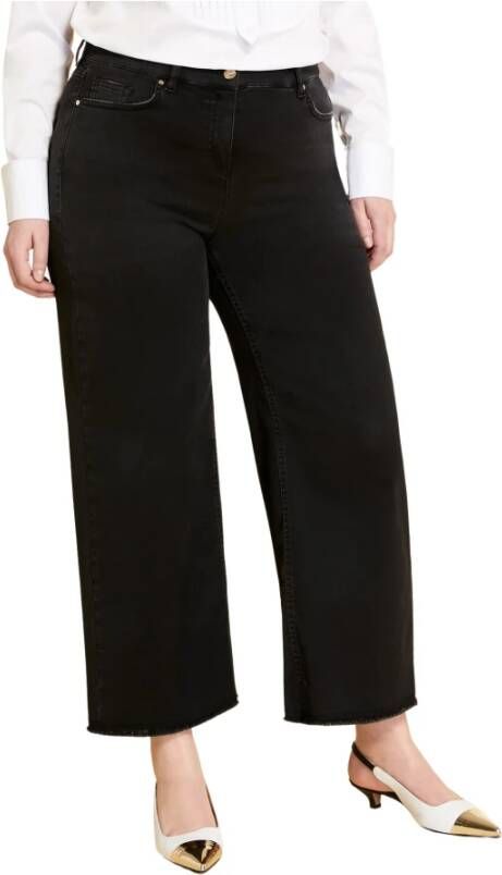 Marina Rinaldi Wide Leg jeans Zwart Dames