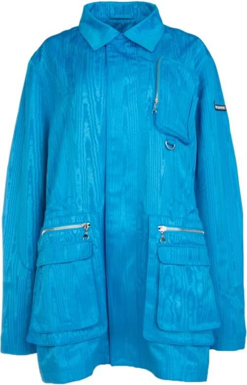 Marine Serre Jasje Blauw Dames