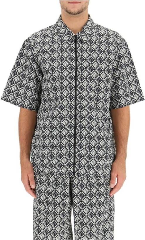 Marine Serre Men's Shirt Zwart Heren
