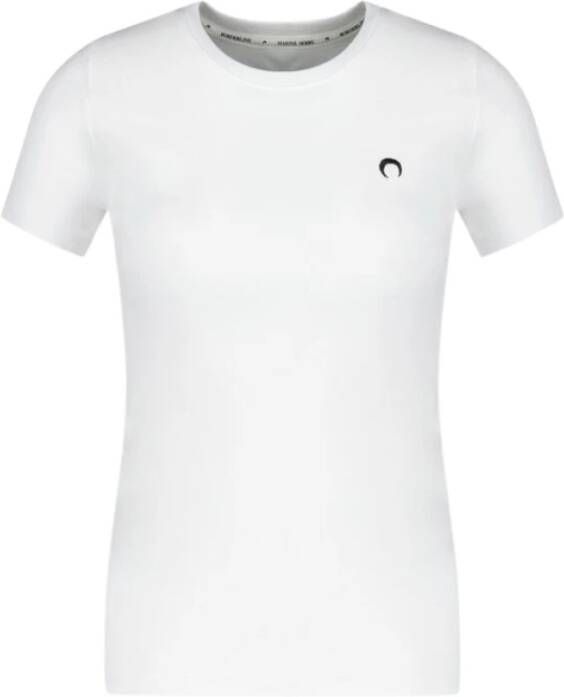 Marine Serre T-Shirts Wit Unisex