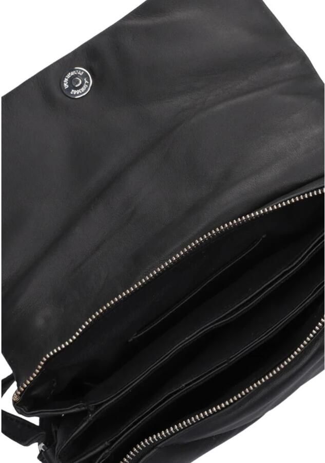 Markberg Elegante Zwarte Schoudertas Petra Black Dames