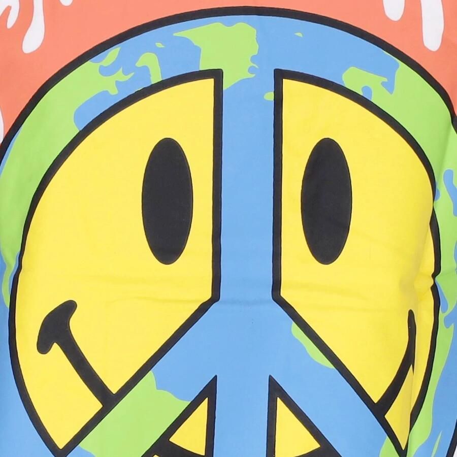 Market Aarde Op Vuur Smiley Tee White Heren