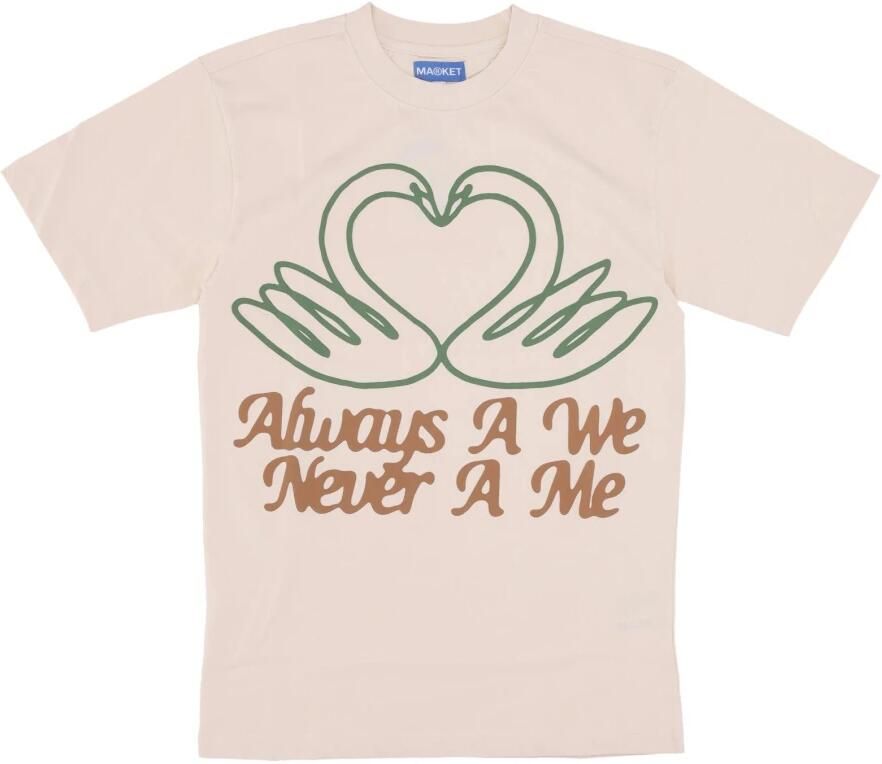 MARKET T-shirt met statementprint model 'ALWAYS WE'