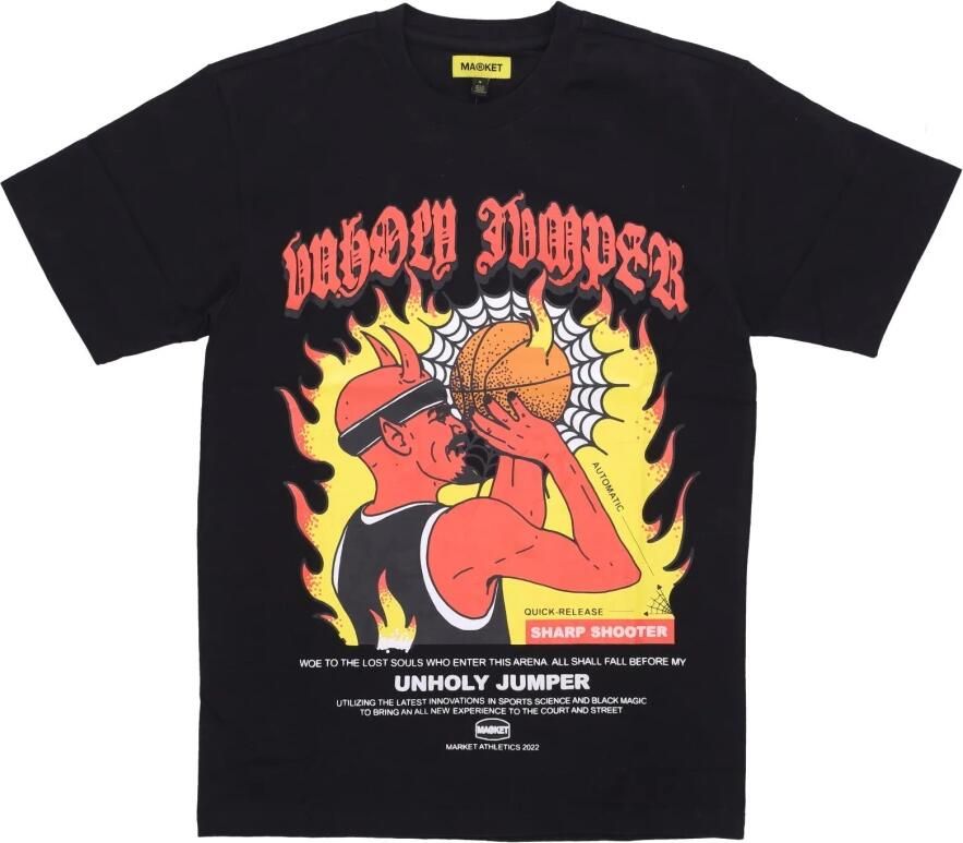 MARKET Unholy Jumper Tee T-shirts Kleding Black maat: S beschikbare maaten:S