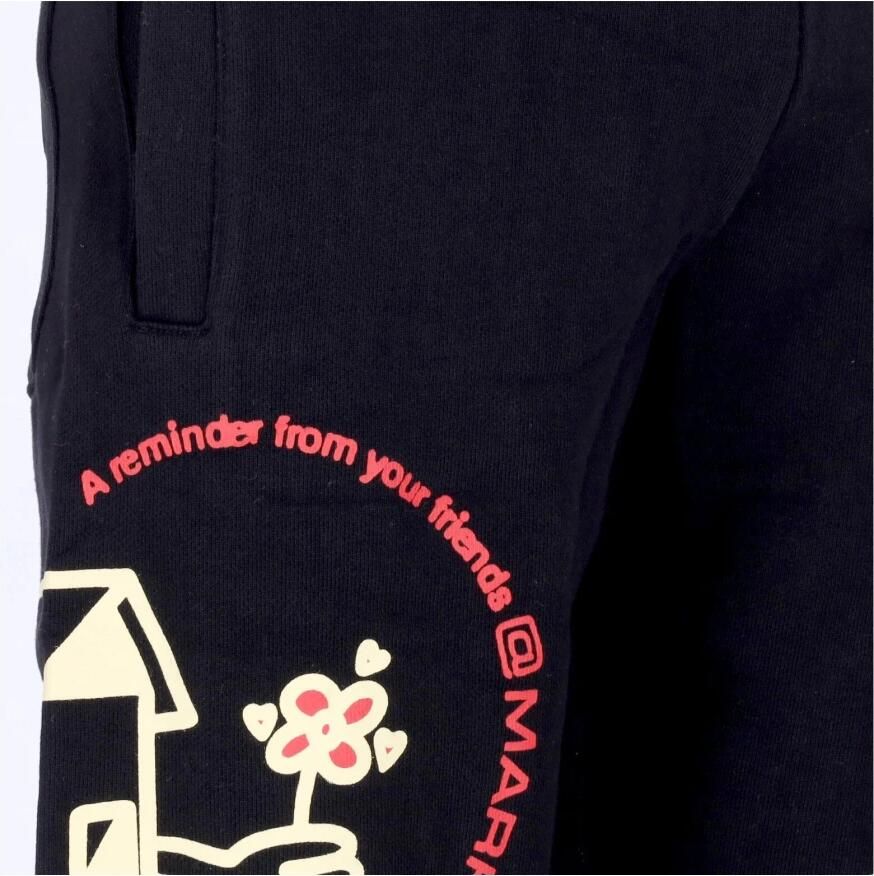Market Zwarte Peace And Power Sweatpants Black Heren - Foto 2