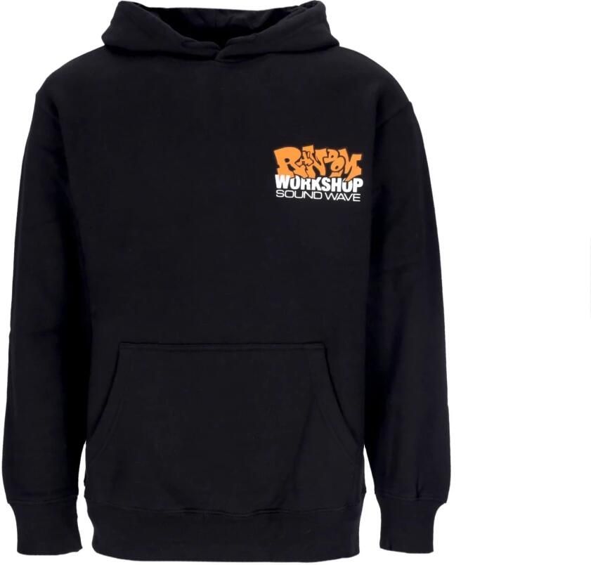 Market Zwarte Soundwave Hoodie met Kangoeroezak Black Heren - Foto 3