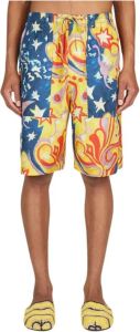 Marni Bermuda Shorts met Grafisch Motief Meerkleurig Heren