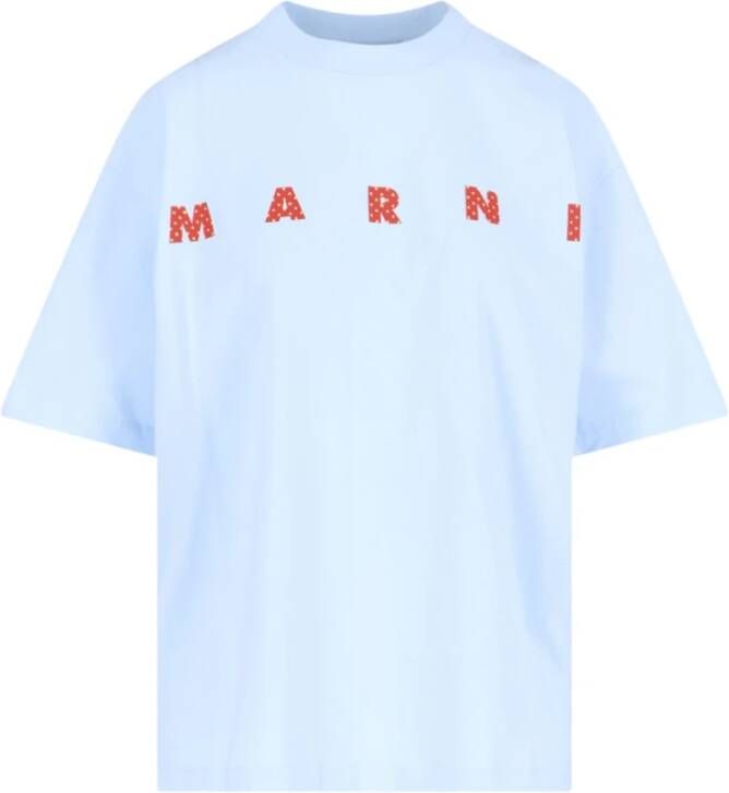 Marni Blauwe T-shirts en Polos Blauw Dames