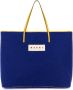 Marni Blauwe vilt medium Janus boodschappentas Blauw Dames - Thumbnail 1