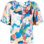 Marni Bloemenprint Blouse Meerkleurig Dames - Thumbnail 1