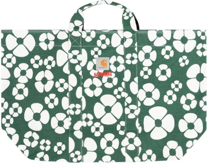 Marni Bloemtas tas groen Dames