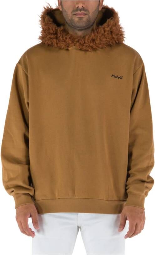 Marni Hoodie met geborduurd logo Bruin - Foto 8