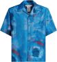 Marni Bowling Shirt met Buchi Blu Print Blauw Heren - Thumbnail 1