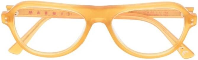 Marni LKF Blue Ridge Resin Optical Frame Geel Dames