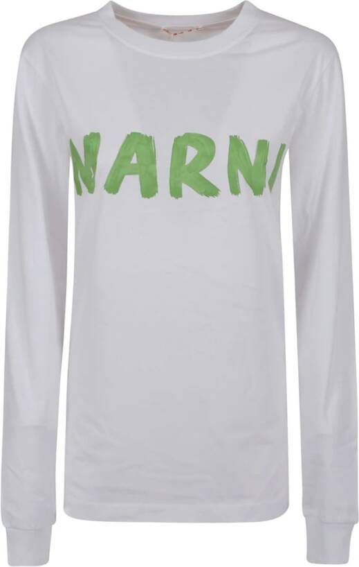 Marni Comfortabele en stijlvolle T-shirt Sweatshirt Wit Dames
