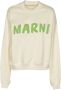 Marni Comfortabele katoenen sweatshirt White Dames - Thumbnail 4