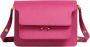 Marni Fuchsia Cross Body Tas Luxe Leer Compact Formaat Pink Dames - Thumbnail 5