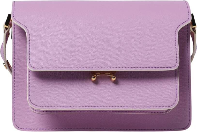 Marni Lila Schouder- en Schoudertas Purple Dames