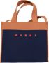 Marni Merk shopper tas Blauw Dames - Thumbnail 4