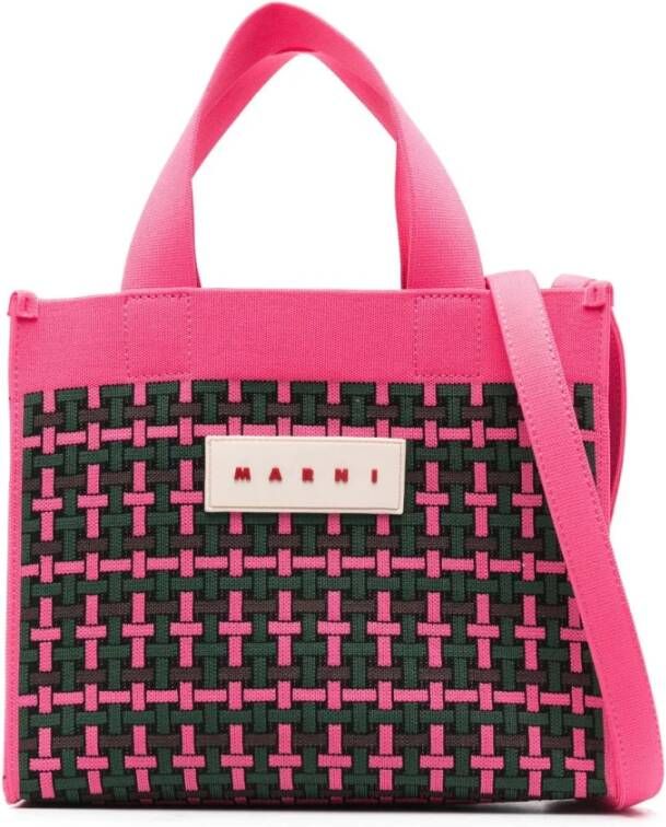 Marni Fuchsia Handtas Stijlvolle accessoire voor moderne vrouwen Roze Dames