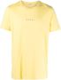 Marni Geel Crewneck T-shirt met Logo Print Yellow Heren - Thumbnail 1