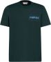 Marni Heren Italiaans Katoenen T-Shirt met Logo Patch Green Heren - Thumbnail 1