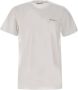 Marni Heren Wit Katoenen T-shirt met Logo White Heren - Thumbnail 1