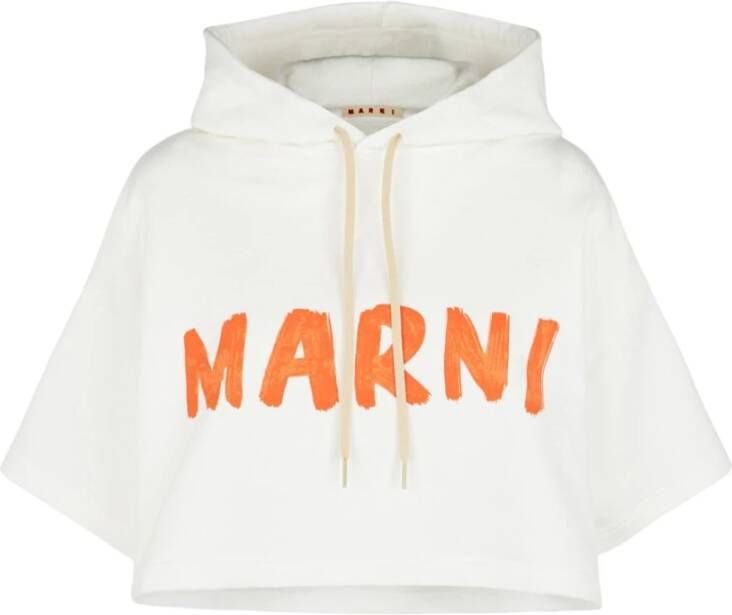 Marni Stijlvolle Sweatshirt voor Mannen White Dames