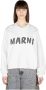 Marni Comfortabele katoenen sweatshirt White Dames - Thumbnail 1