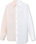 Marni Witte en Roze Poplin Katoenen Shirt voor Dames White Dames - Thumbnail 3