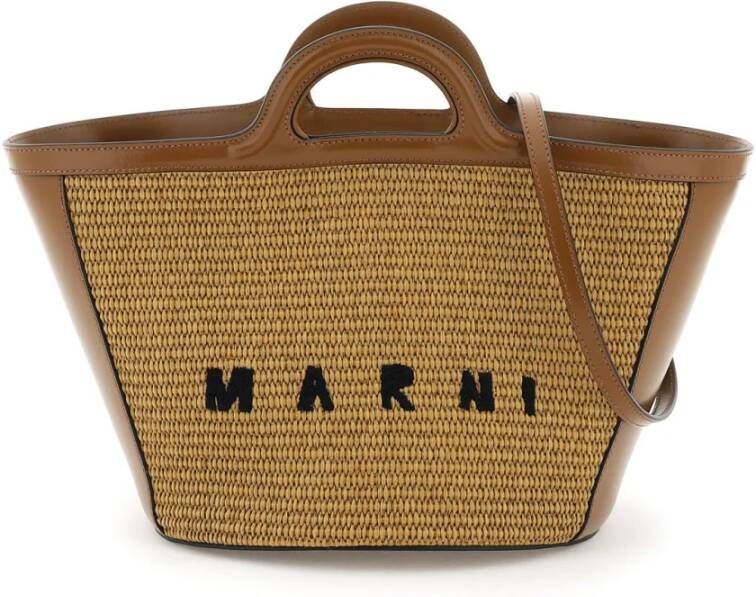 Marni Kleine Tropicalia emmertas Bruin Dames