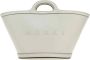 Marni Kleine Tropicalia Witleren Handtas White Dames - Thumbnail 1