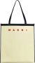 Marni Kleurblok Schoudertas Beige Heren - Thumbnail 1