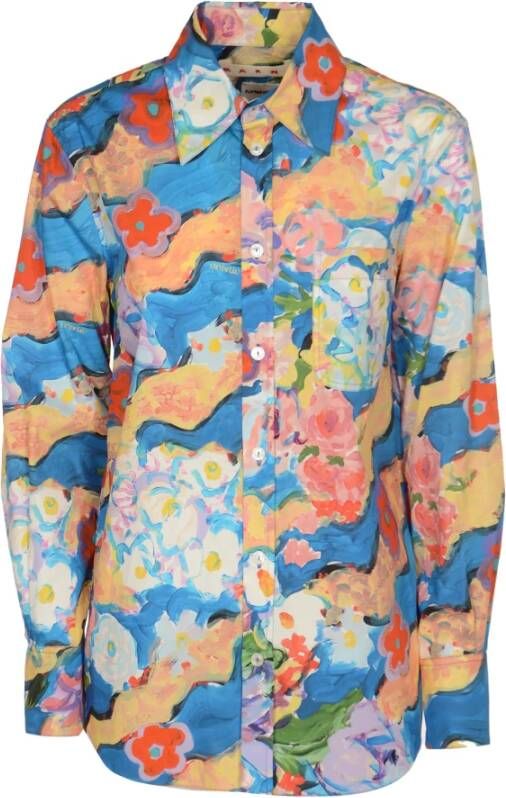 Marni Bloemenprint Damesoverhemd Meerkleurig Dames