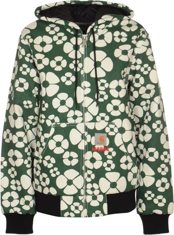 Marni Light Jackets Groen Dames