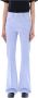 Marni Lila Slim-Fit Stretch Jersey Broek Purple Dames - Thumbnail 1
