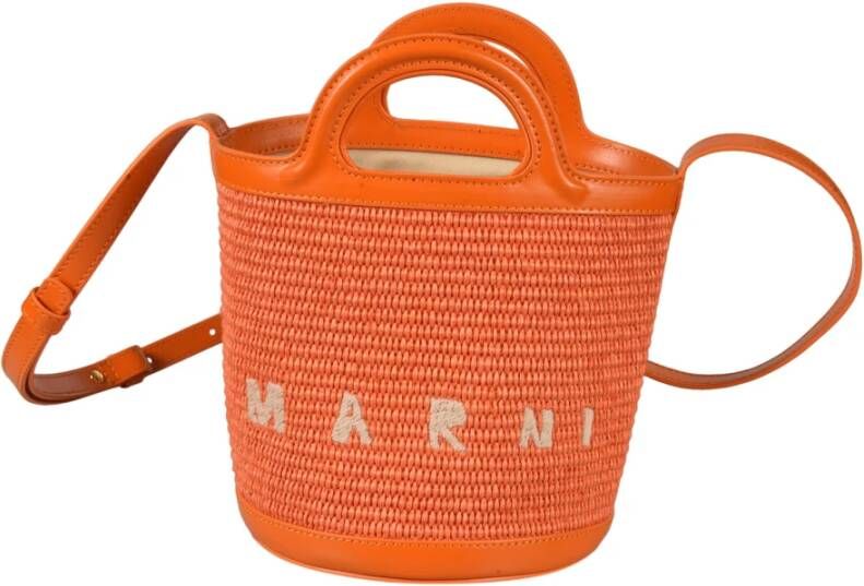 Marni Luxe Statement Handtassen voor Vrouwen Oranje Dames